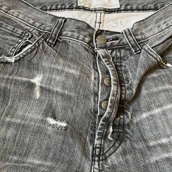 Izzue Distressed Jeans size 30 - Picture 4 of 5